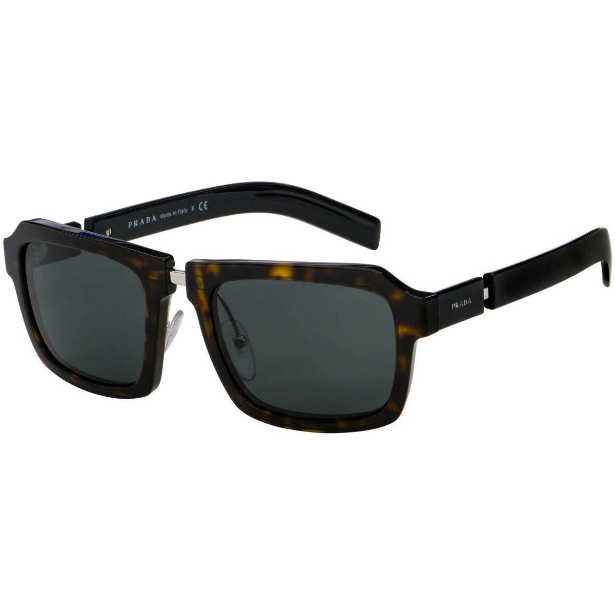 Prada Women\'s Black Brown and Grey Sunglasses! Prada PR 22ZS 1AB0A7 Sunglasses Women main image 2