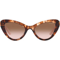 Prada Women's Sunglasses - Havana and Beige Cat Eye Frame | PRADA 0PR 13YSF 07R0A654 ,