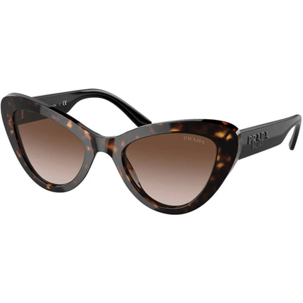 Prada Women's Sunglasses - Havana and Black Cat Eye Frame | PRADA 0PR 13YSF 2AU6S154 ,