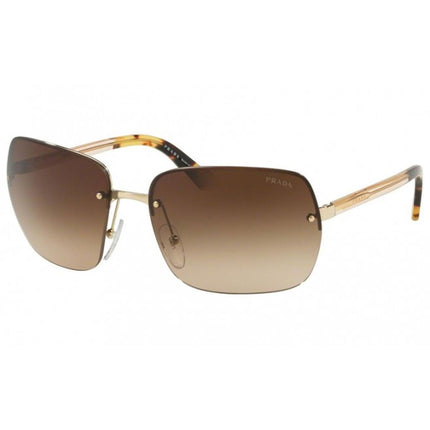 Prada Women's Sunglasses - Heritage Brown Gradient Lens Metal Frame | 63VS-ZVN6S162 ,