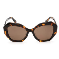 Prada Women's Sunglasses - Honey Tortoise Frame Brown Mauve Lens | 0PR 16WSF VAU05C ,