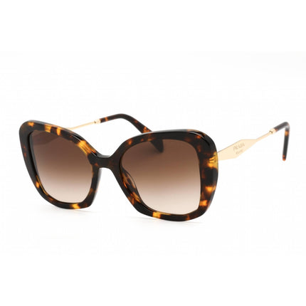 Prada Women's Sunglasses - Honey Tortoise Plastic Butterfly Frame | 0PR 03YS VAU6S1 ,
