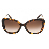 Prada Women's Sunglasses - Honey Tortoise Plastic Butterfly Frame | 0PR 03YS VAU6S1 ,