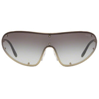 Prada Women's Sunglasses - Pale Gold Wraparound Metal Frame | PRADA 0PR73VS ZVN0A740 ,