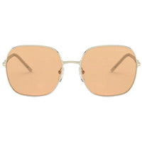 Prada Women's Sunglasses - Photo Orange Lens Pale Gold Metal Frame | 67XS-ZVN09D58 ,