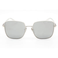 Prada Women's Sunglasses - Silver Frame Blue Mirrored Silver Lens | 0PR 55YS 1BC02R ,