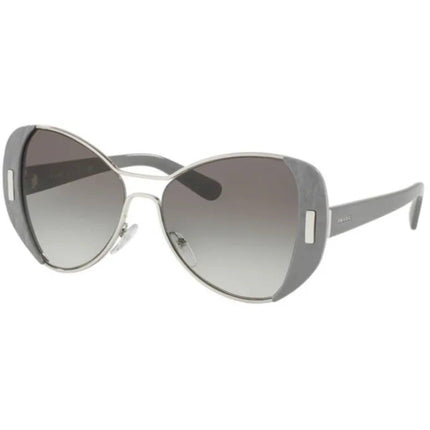 Prada Women's Sunglasses - Silver Grey Metal Butterfly Frame | PRADA 0PR 60SS UR90A755 ,