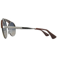 Prada Women's Sunglasses - Silver Pink Havana Brown Frame | PRADA 0PR 52US C135R037 ,