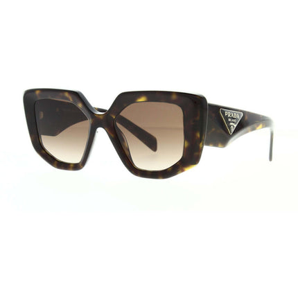 Prada Women's Sunglasses - Tortoise Plastic Full Rim Butterfly Frame | 14ZS 2AU6S1 ,