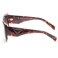 Prada Women's Sunglasses - Tortoise Plastic Full Rim Butterfly Frame | 14ZS 2AU6S1 ,