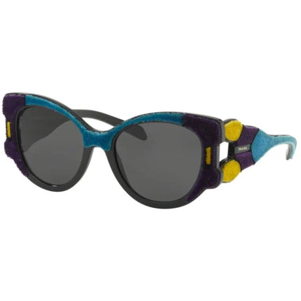 Prada Women's Sunglasses - Violet Yellow Azure Plastic Frame | PRADA 0PR 10US N5B5S054 ,