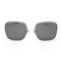 Prada Women's Sunglasses - White Dark Frame Grey Polarized Lens | 0PR 55YS 4615Z1 ,