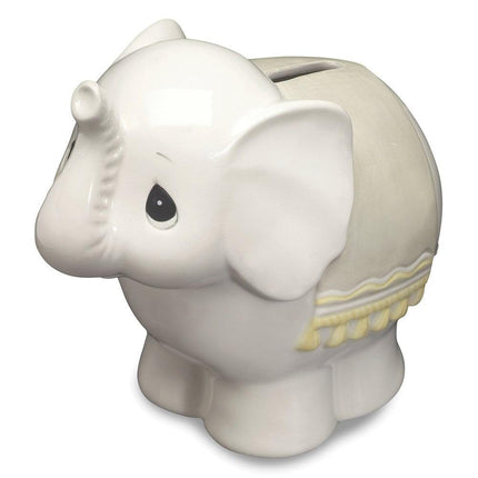 Precious Moments Ceramic Tuk Elephant Bank ,
