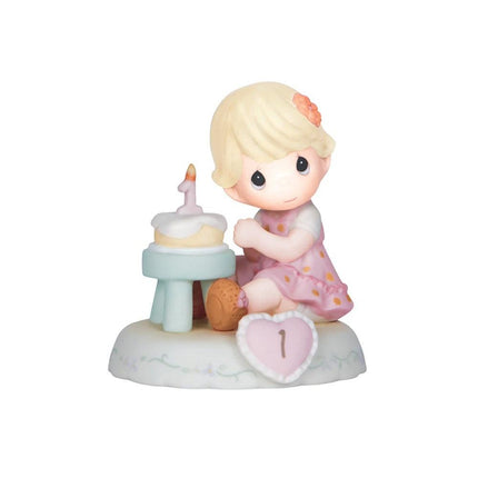 Precious Moments Growing in Grace Age One Porcelain Figurine ,