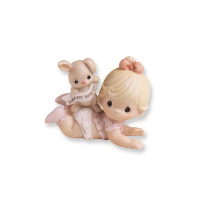 Precious Moments Porcelain Baby Girl Figurine ,
