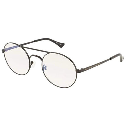 Prive Revaux Unisex Eyeglasses - Black Round Full-Rim Frame | The Jane Caviar Black ,
