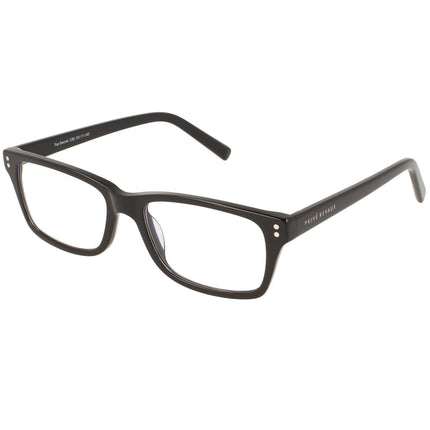 Prive Revaux Unisex Eyeglasses - Blue Light Lens Rectangular | Top Secret-Caviar Black ,