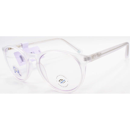 Prive Revaux Unisex Eyeglasses - Clear Round Full-Rim Frame | The Half Note Clear ,