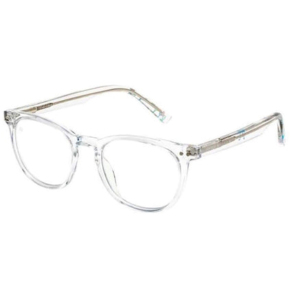Prive Revaux Unisex Eyeglasses - Clear Square Full-Rim Frame | Born To Play Crystal ,