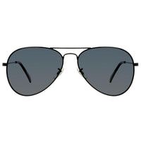 Prive Revaux Unisex Sunglasses - The Commando Grey Lenses | The Commando Caviar Black ,