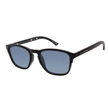 Prive Revaux Unisex Sunglasses - The Nelson Blue Lens | The Nelson Caviar Black ,