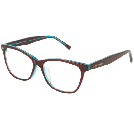 Prive Revaux Women's Eyeglasses - Blue Light Lens Rectangular | Unplug-Merlot Aqua ,