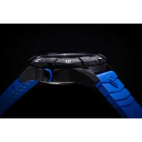 Protek Unisex Quartz Watch - Dive Series Black Dial Blue Rubber Strap | 1003B ,