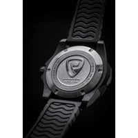 Protek Unisex Quartz Watch - Dive Series Rotating Bezel Black Dial Rubber Strap | 1001 ,
