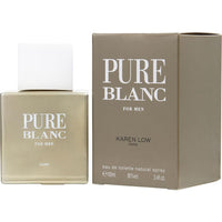 Pure Blanc by Karen Low, 3.4 oz Eau De Toilette Spray for Men ,