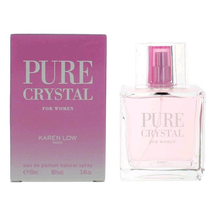 Pure Crystal by Karen Low, 3.4 oz Eau De Parfum Spray for Women ,