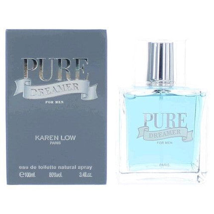 Pure Dreamer by Karen Low, 3.4 oz Eau De Toilette Spray for Men ,