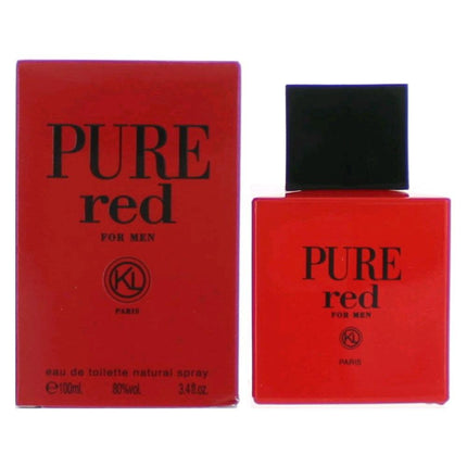 Pure Red by Karen Low, 3.4 oz Eau De Toilette Spray for Men ,
