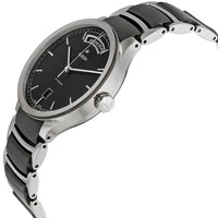 Rado Men's Automatic Watch - Centrix Black Dial Two Tone Bracelet | R30156152 ,
