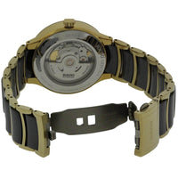 Rado Men's Automatic Watch - Centrix Day-Date Black Dial TT Bracelet | R30157162 ,