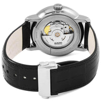 Rado Men's Automatic Watch - DiaMaster Blue Dial Black Leather Strap | R14806206 ,