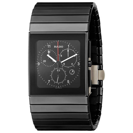 Rado Men's Chronograph Watch - Ceramica Black Ceramic Bracelet | R21715162 ,