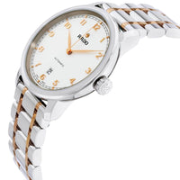 Rado Men's Chronograph Watch - DiaMaster XL White Dial Two Tone Bracelet | R14077133 ,