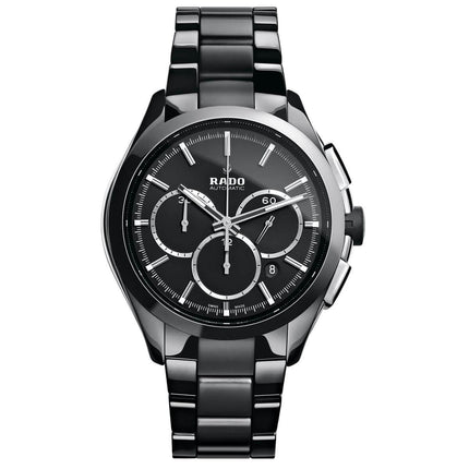 Rado Men's Chronograph Watch - HyperChrome Black Dial Bracelet | R32275152 ,