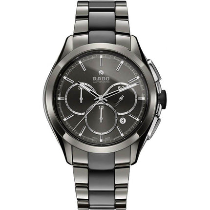 Rado Men's Chronograph Watch - Hyperchrome Grey Dial Two Tone Bracelet | R32276112 ,