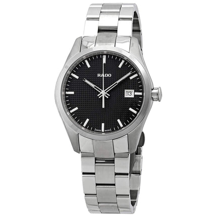 Rado Men's Quartz Watch - Hyperchrome Black Dial Silver Tone Bracelet | R32297163 ,