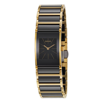 Rado R20789162 Women's Bracelet Watch - Integral Black Dial Steel & Ceramic | R20789162 ,