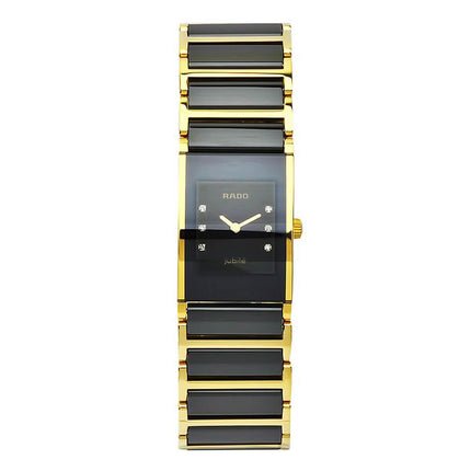 Rado R20789752 Women's Diamond Watch - Integral Jubile Diamond Black Dial | R20789752 ,