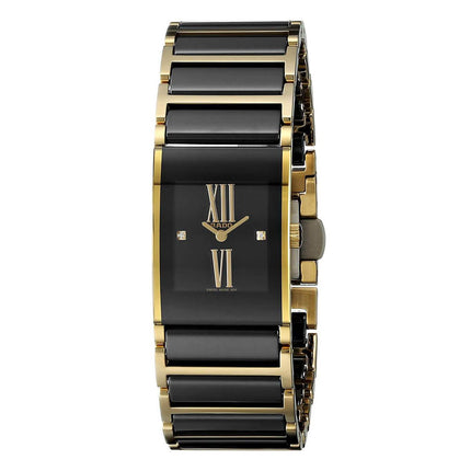 Rado R20789762 Women's Diamond Watch - Integral Jubile Black Dial Diamond | R20789762 ,