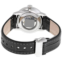 Rado Women's Automatic Watch - Coupole Classic Silver Dial Black Strap | R22862015 ,