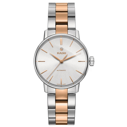 Rado Women's Automatic Watch - Coupole Classic White Dial Two Tone Bracelet | R22862022 ,