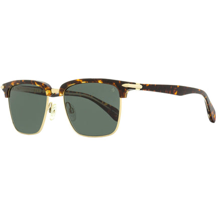 Rag and Bone Men's Sunglasses - Bartack Green Lens Havana Shape Frame | RNB5034/G/S 86 ,