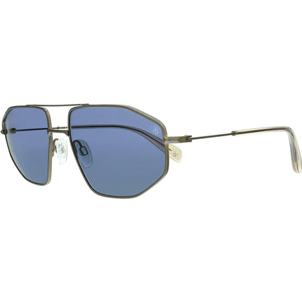 Rag and Bone Men's Sunglasses - Blue Lens Aviator | RAG AND BONE RNB5036/G/S 0OUN/KU ,