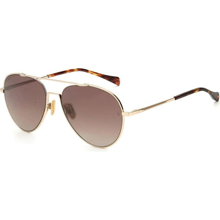 Rag and Bone Men's Sunglasses - Gold Havana Frame | RAG AND BONE RNB1036/G/S 006J/LA ,