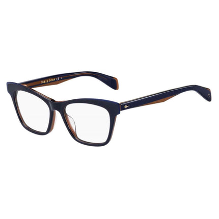 Rag and Bone Women's Eyeglasses - Blue Brown Cat Eye Frame | RAG AND BONE RNB3035 0S9W ,