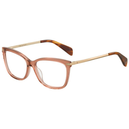 Rag and Bone Women's Eyeglasses - Peach Coral Gold Frame | RAG AND BONE RNB3010 01RL ,